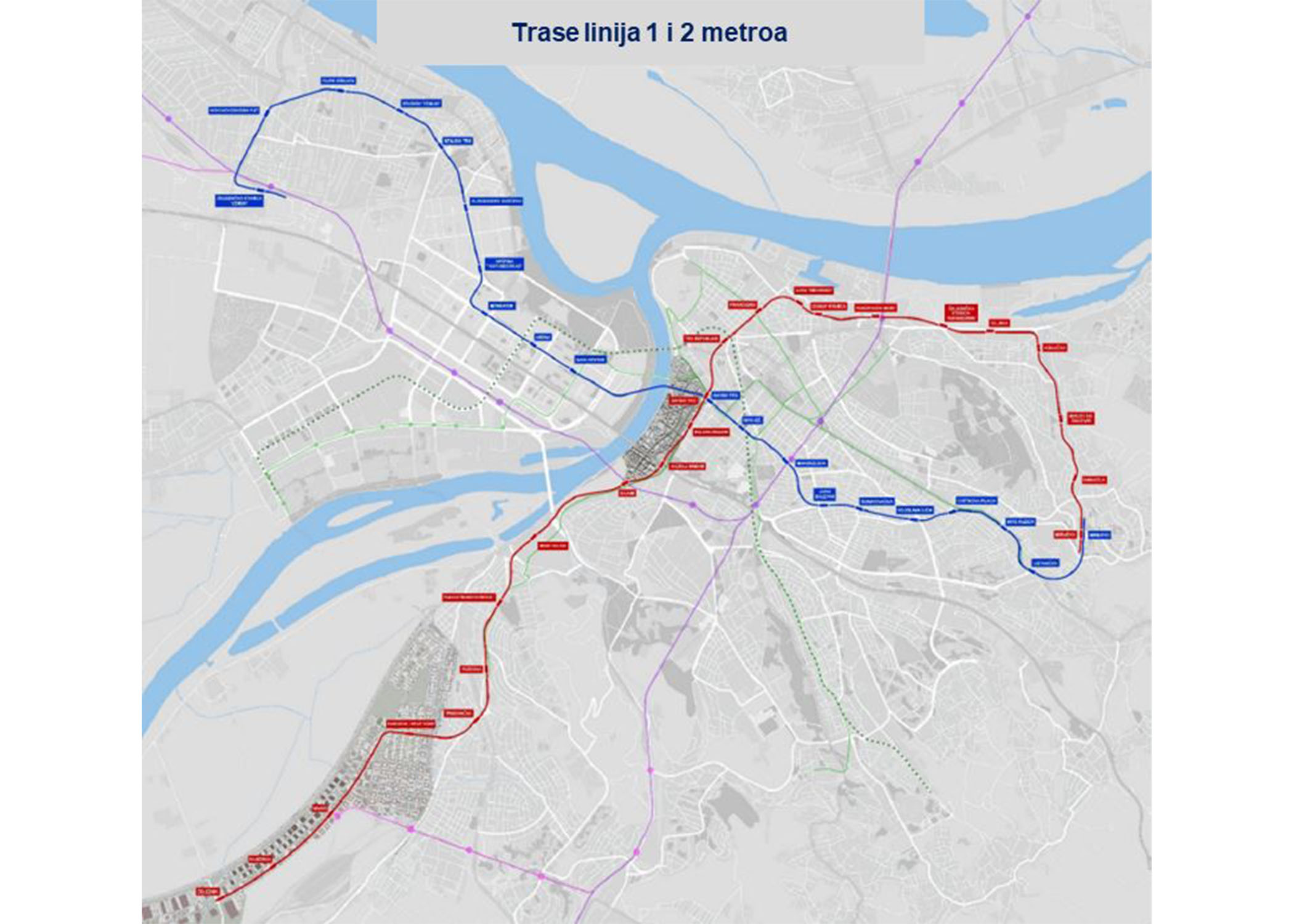 Метро в белграде схема