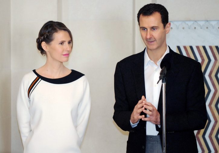 Asma al Asad, Bašar al Asad, sirijski predsednik i njegova žena