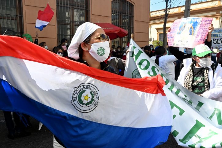 Paragvaj protest
