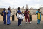 London protest zdravstvenih radnika