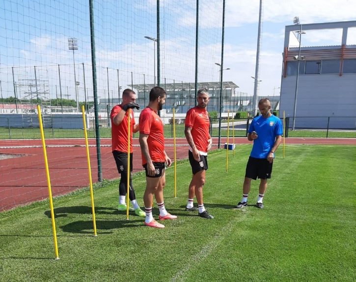 Mitrović, Kolarov i Radunović treniraju u Sportskom centru FSS u Staroj Pazovi
