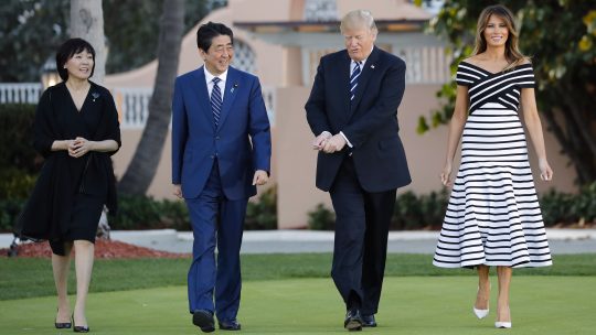 Shinzo Abe Donald Trump