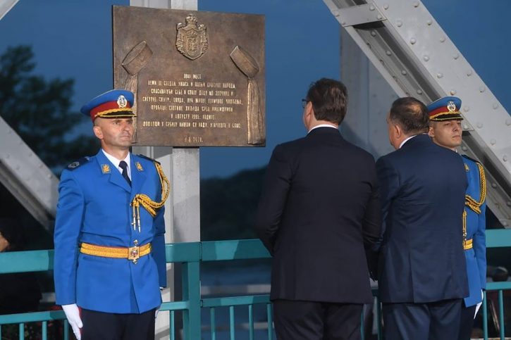 Oluja obelezavanje Dan secanja Aleksandar Vucic i Milorad Dodik spomen ploca