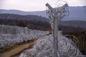 Žičana ograda, Severna Makedonija, granica