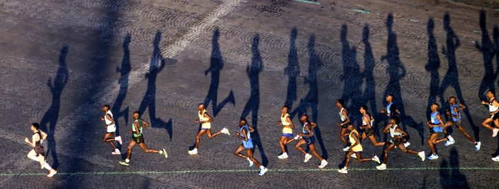 Maratonci na trci u Parizu
