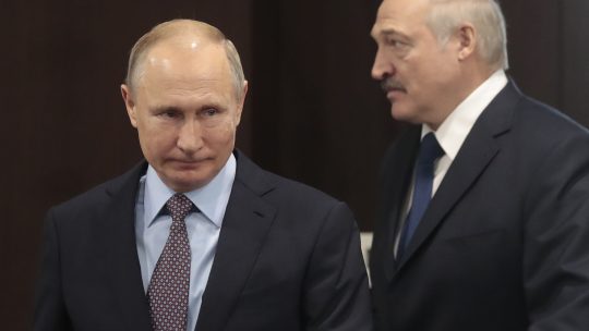 Aleksandar Lukasenko i Vladimir Putin