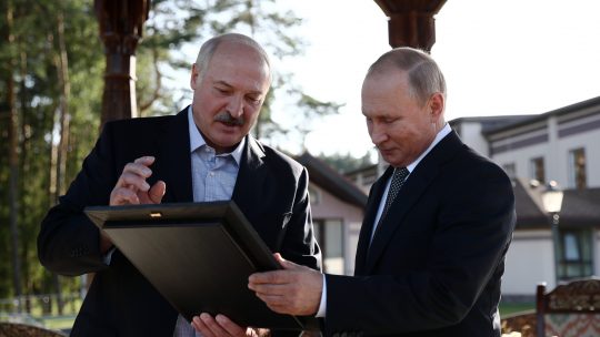 Aleksandar Lukasenko i Vladimir Putin