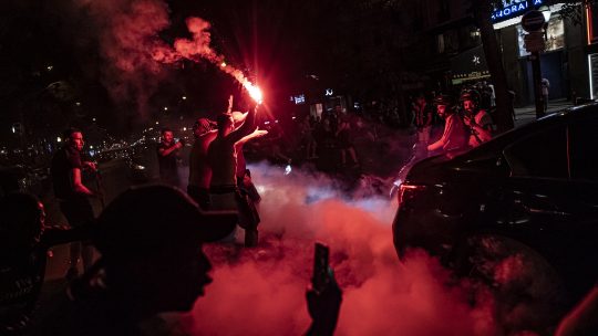 Pariz slavlje navijača