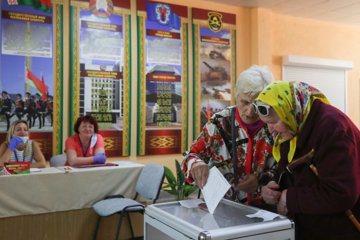 Belorusija izbori, glasanje
