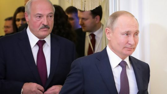 Aleksandar Lukasenko i Vladimir Putin