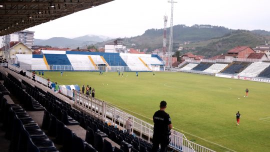 Prazne tribine stadiona u Novom Pazaru