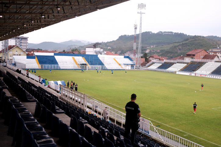 Prazne tribine stadiona u Novom Pazaru