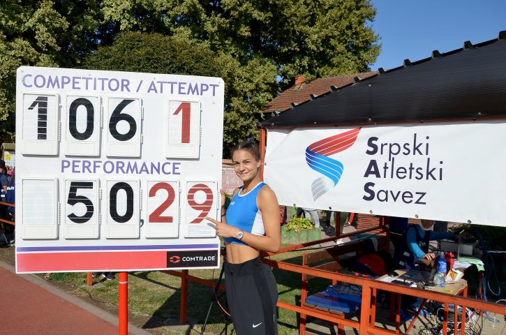 Marina Živković oborila rekord Srbije u sedmoboju