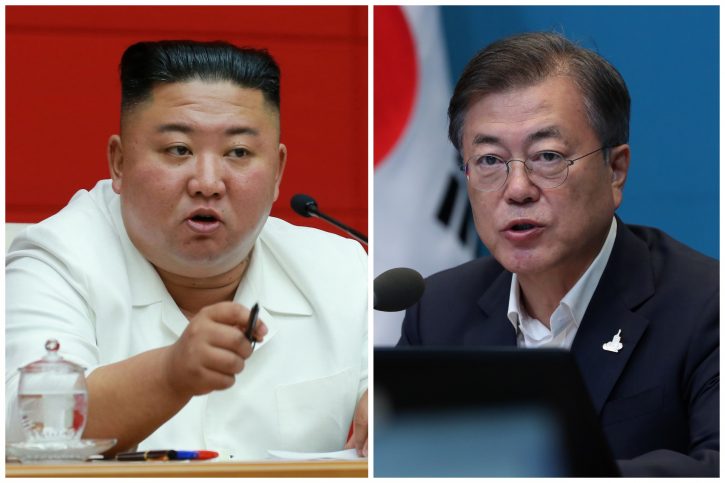 Kim Jong un i Moon Jae in
