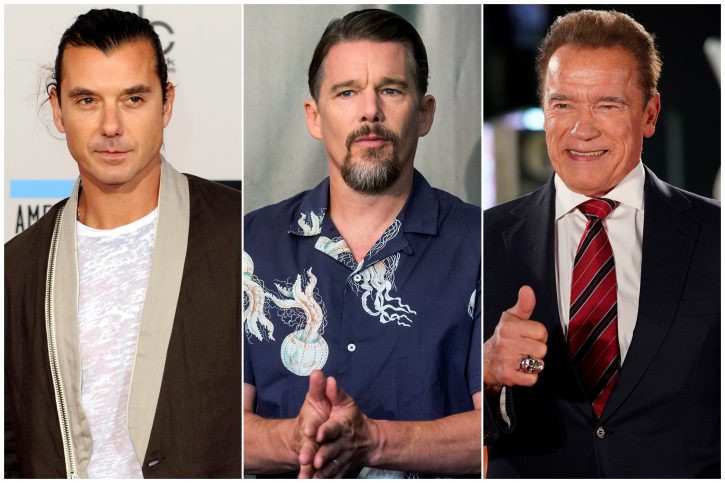 Ethan Hawke, Gavin Rossdale, Arnold Schwarzenegger