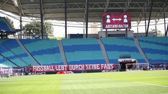 Pratzne tribine stadiona u Lajpcigu