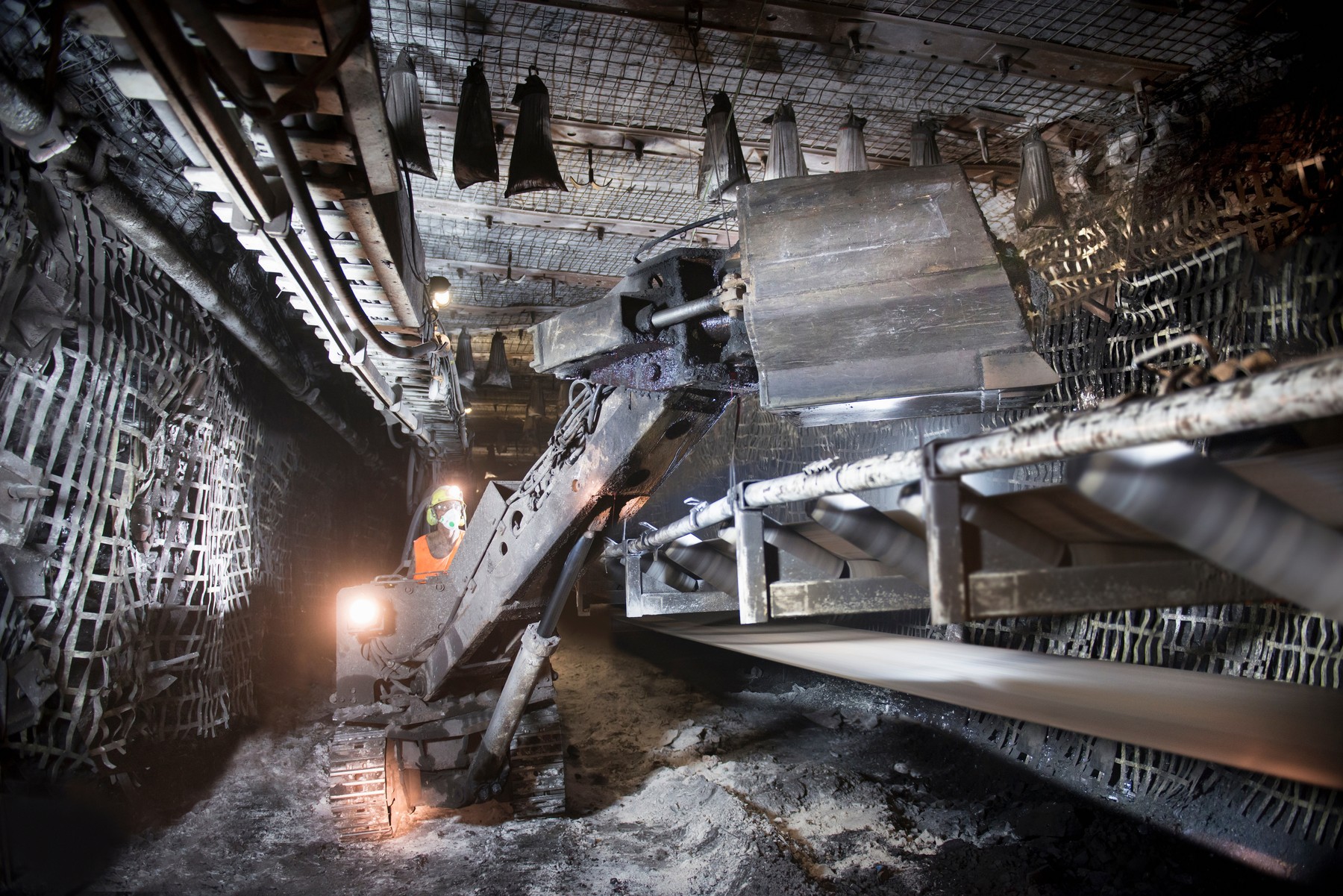 Добыча угля шахта оборудование