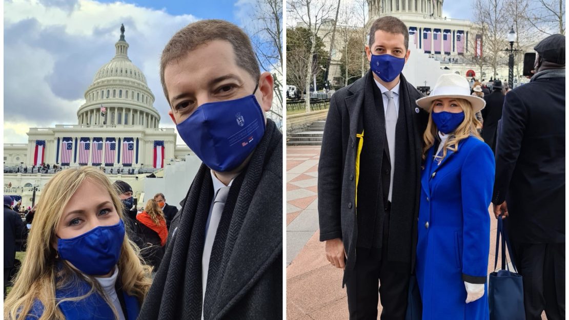 Marko Đurić na Bajdenovoj inauguraciji