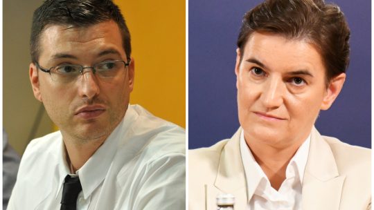 Predrag Azdejković i Ana Brnabić. Foto: Medija centar, Vesna Lalić/Nova.rs