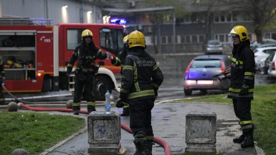 Požar, Novi Beograd