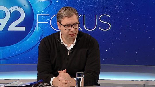 Aleksandar Vučić, emisija Fokus, B92