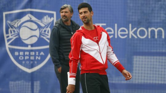 Novak Đoković Goran Ivnaišević Beograd ATP 250 Serbia Open