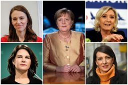 Džasinda Ardern, Angela Merkel, Mari Le Pen, Analena Berbok, Marinika Tepić
