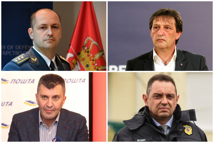 Đuro Jovanić, Djuro Jovanić, Bratislav Gašić, Zoran Đorđević, Zoran Djordjević, Aleksandar Vulin