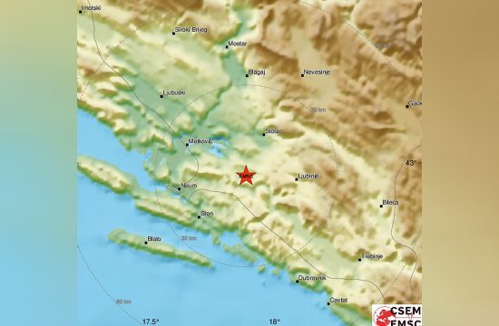 Zemljotres, Bosna i Hercegovina