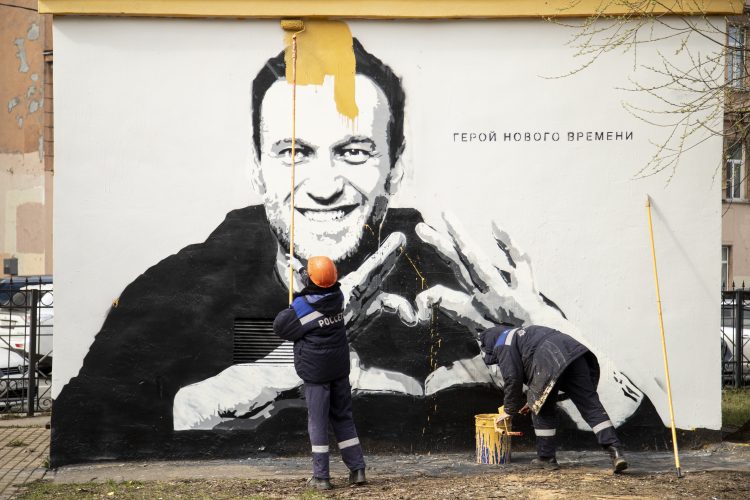 Krecenje grafita Aleksej Navaljni