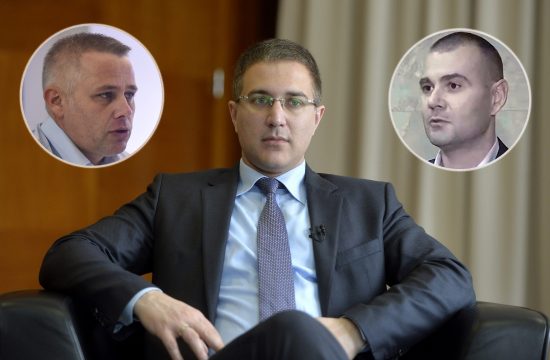 Nebojša Stefanović i kružići Goran Papić i Igor Jurić