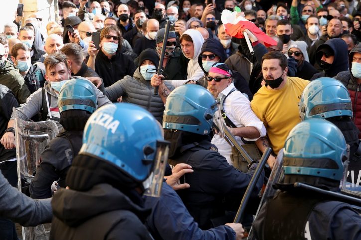 Italija, protest