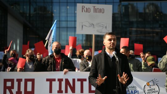 Protest Rio Tinto