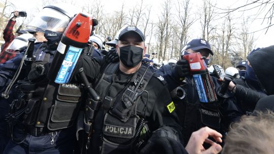 Protest Poljska