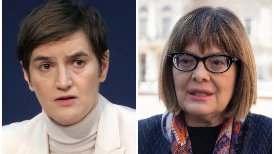 Ana Brnabić i Maja Gojković