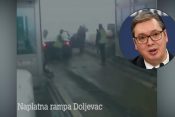 Doljevac, naplatna rampa, nesreća, Aleksandar Vučić