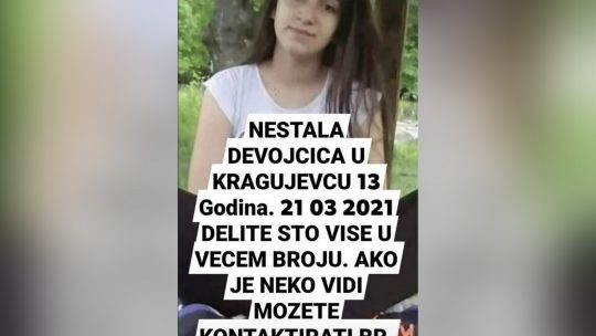 Nestala devojčica Ana Mirković