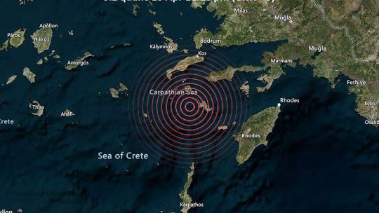 Zemljotres kod ostrva Kos