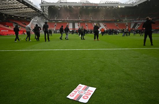 Mančester junajted, stadion, protest, policija, navijači