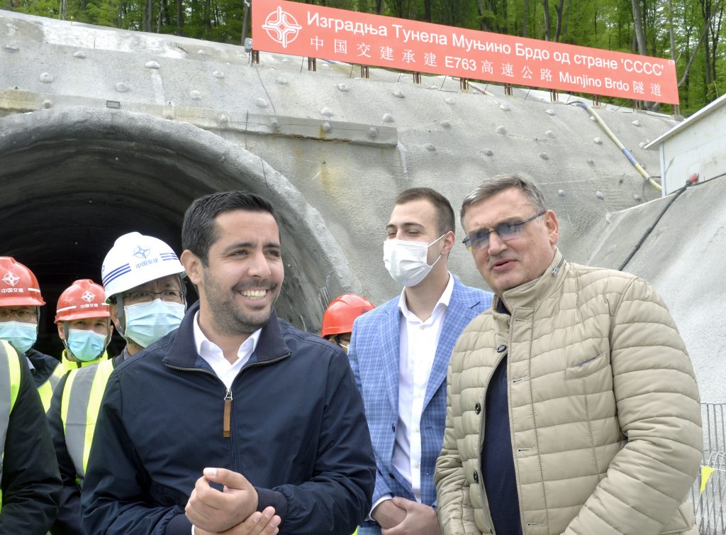 Tomislav Momirovic obisao je danas radove na tunelu Munjino brdo u selu Krstac kod Lucana