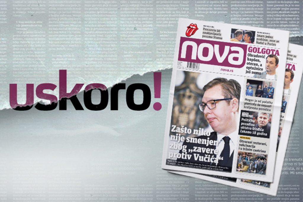 Stižu Nove Novine “NOVA”