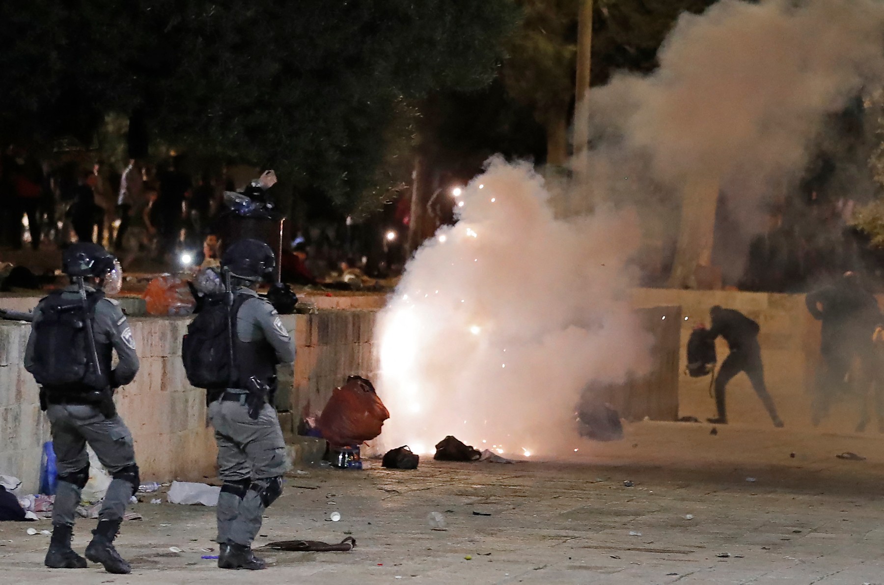 Jerusalim Palestina sukob policija neredi