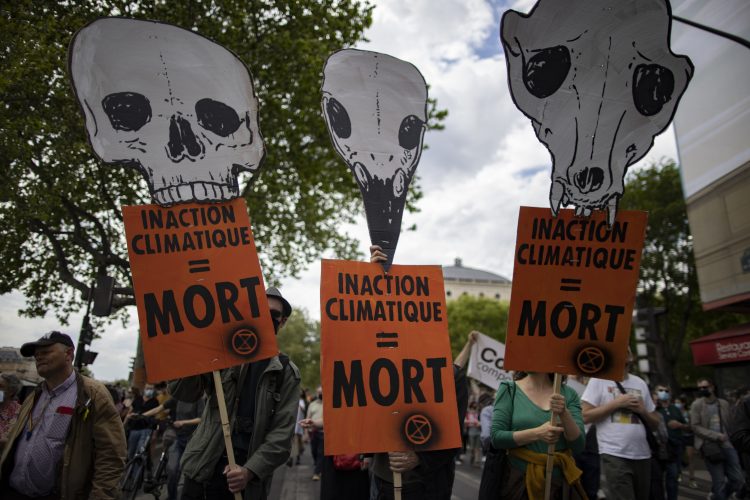 Pariz protest klimatske promene,