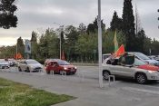 Auto-kolona u Podgorici