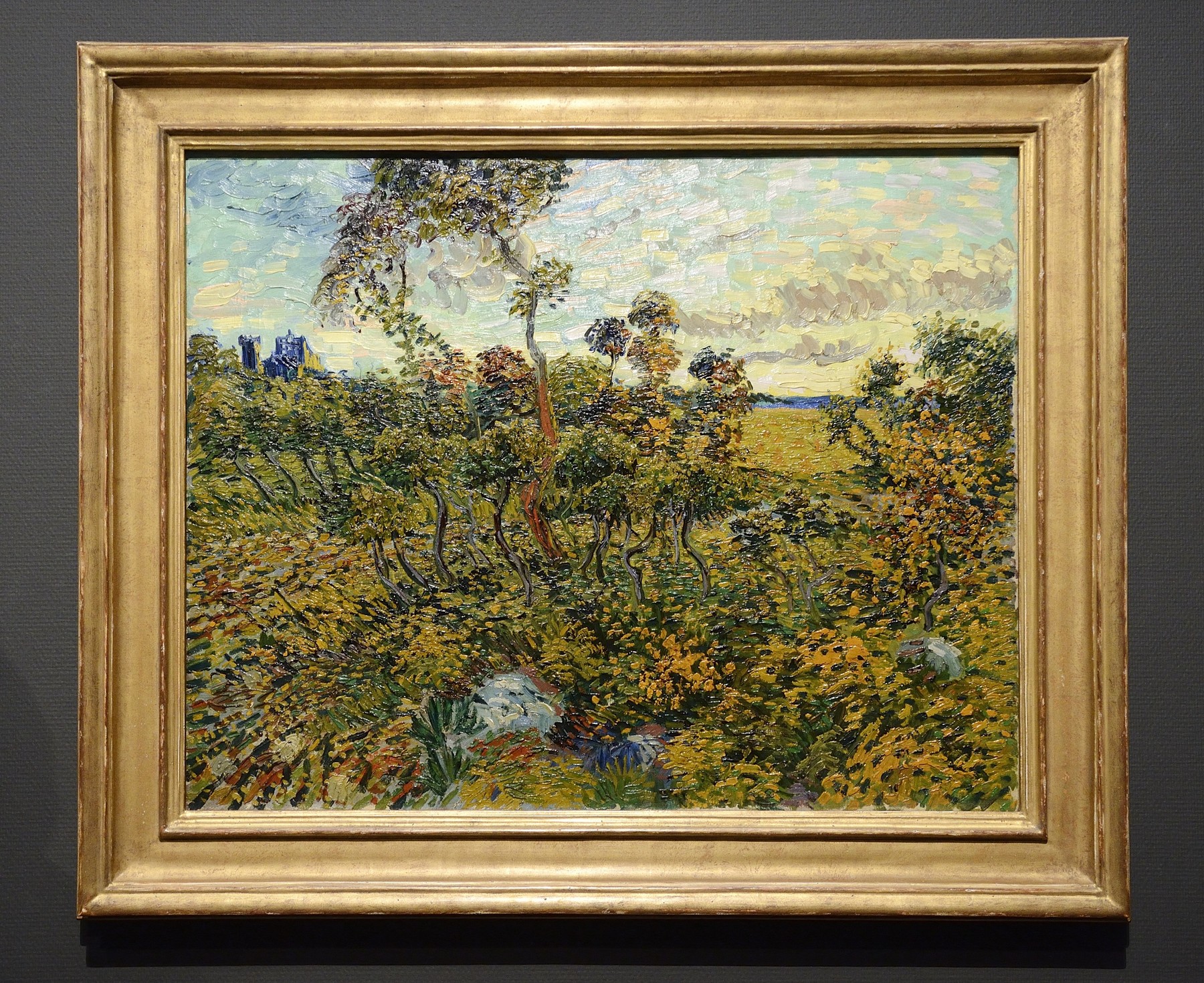 Sunset at Montmajour (1888) Vincent van Gogh