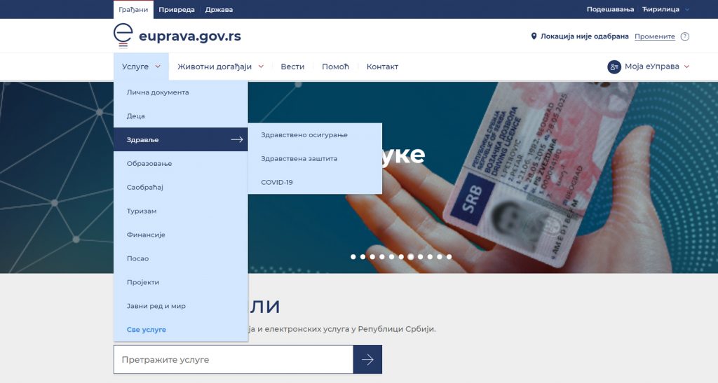 prijava za digitalni zeleni sertifikat