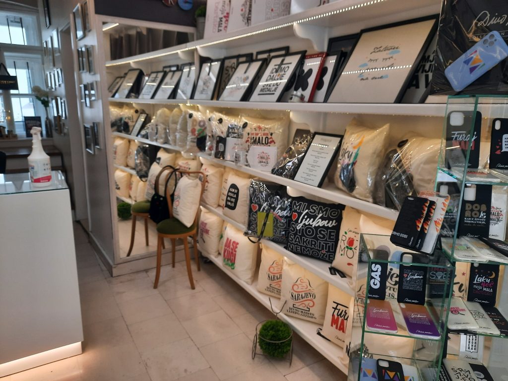 Sarajevo, Baščaršija, Dino Merlin prodavnica