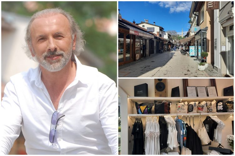 Dino Merlin, Sarajevo prodavnica kombo