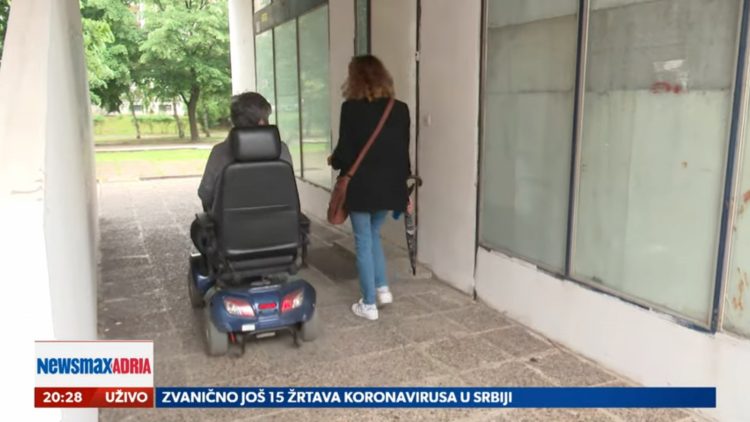 Prilog, Invalidi Novi Beograd, Da li su osobe vezane za kolica osuđene, osudjene na ograničeno kretanje, emisija Pregled dana