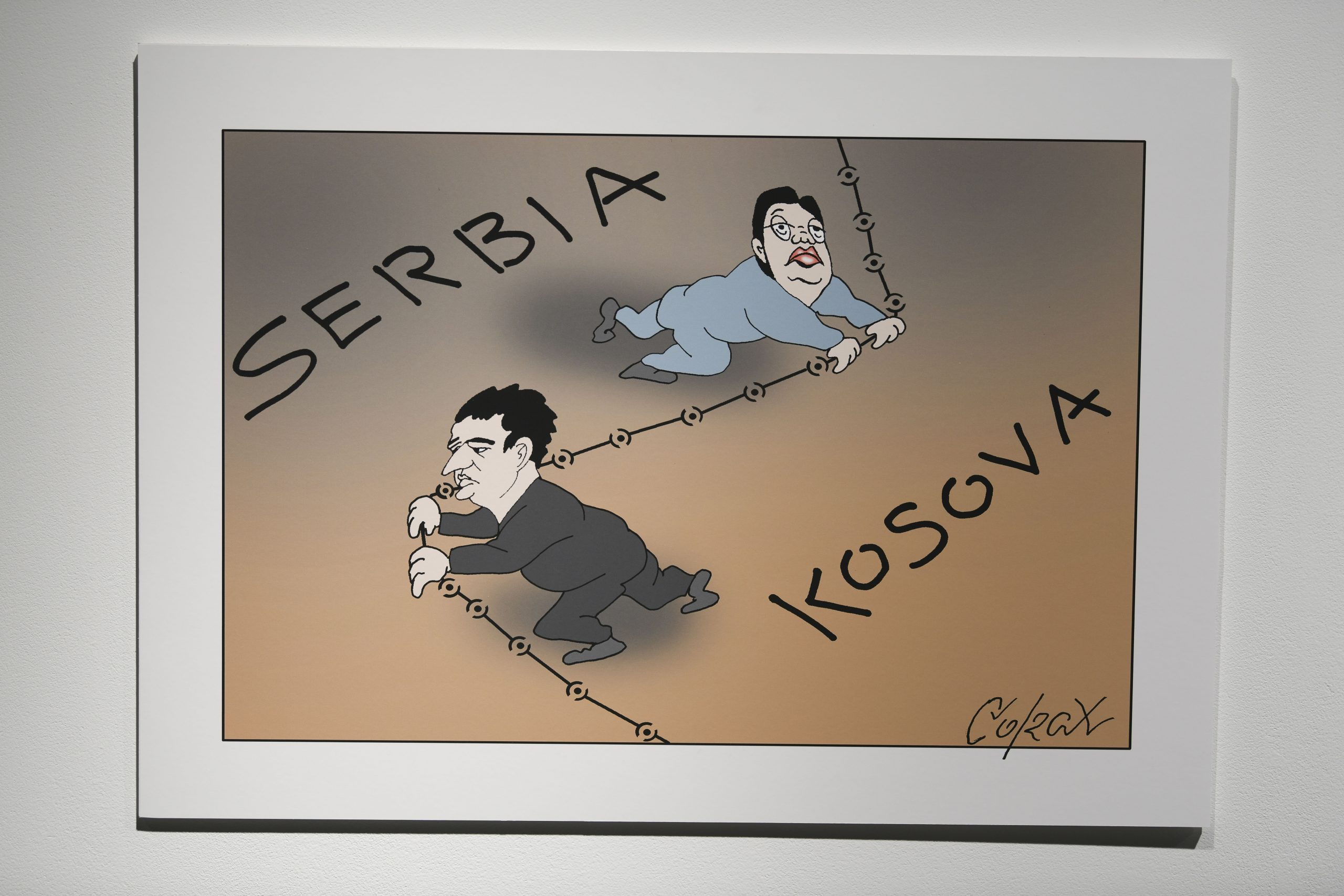 Predrag Koraksić Corax, karikatura, karikature, izložba, otvaranje, Dorćol plac, Dorćol Platz